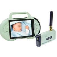 2.4G迷你版無線嬰兒監視組合/2.8吋螢幕/可錄影